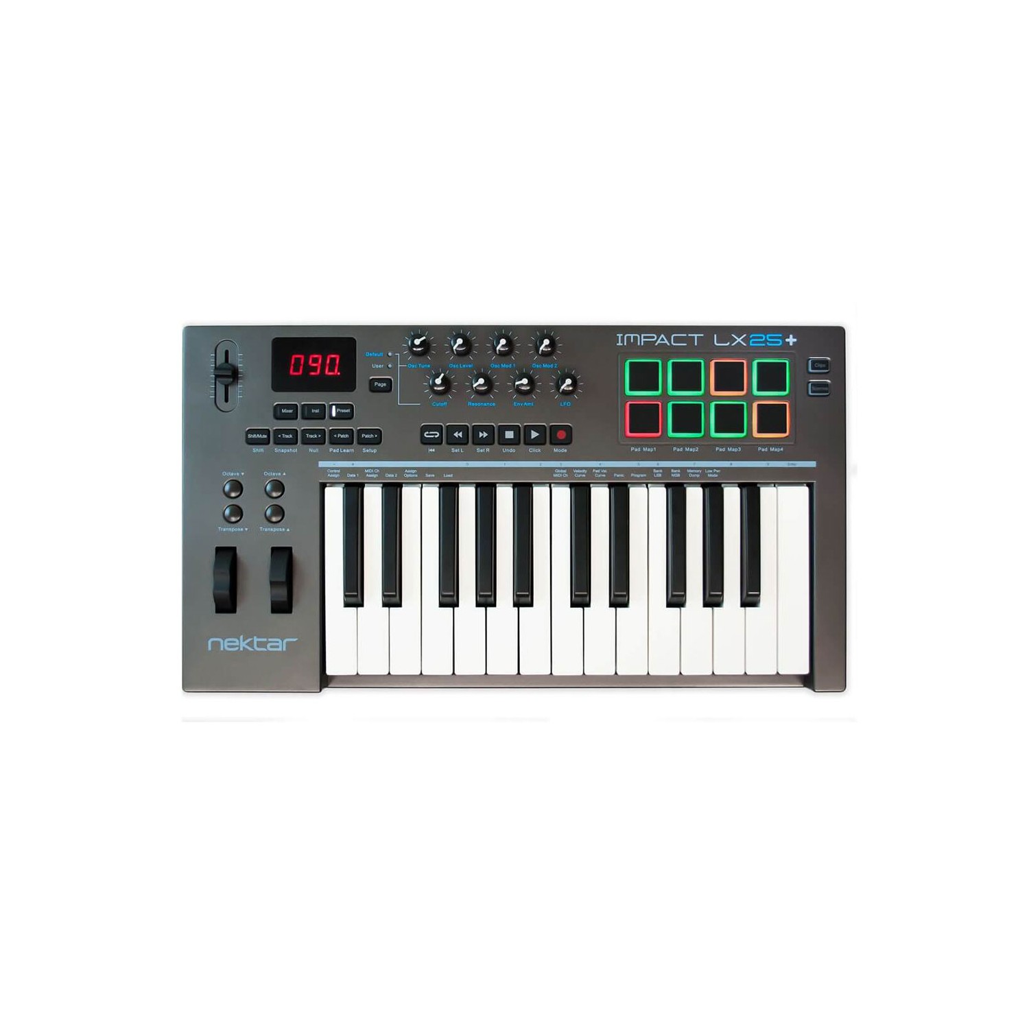 Nektar Impact LX 25 Plus USB Midi Controller Keyboard