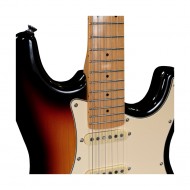 Prodipe ST80 MA Sunburst Strat Elektro Gitar