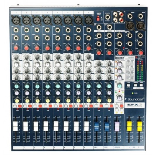 Soundcraft Efx8 Profesyonel 8 Kanal Analog Mixer Soundcraft Efx8 Profesyonel 8 Kanal Analog Mixer