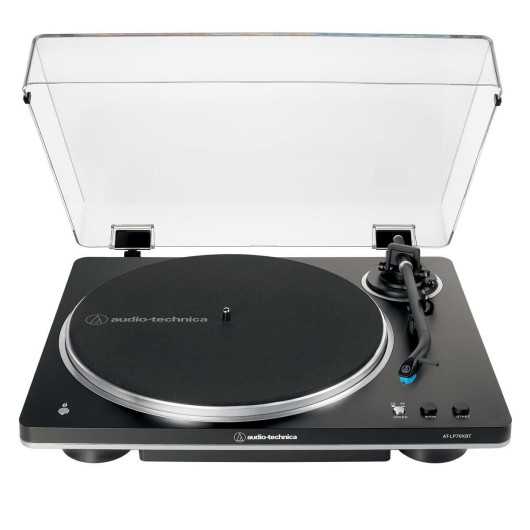Audio-Technica AT-LP70XBT Full Otomatik Pikap Black-Silver