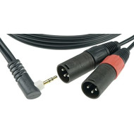 KLOTZ AY9A-0200 TRS 3,5 mm L - 2x XLR M Y PVC Kablo