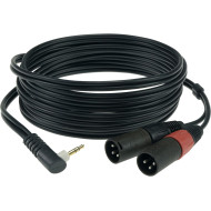 KLOTZ AY9A-0200 TRS 3,5 mm L - 2x XLR M Y PVC Kablo