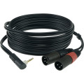 KLOTZ AY9A-0200 TRS 3,5 mm L - 2x XLR M Y PVC Kablo