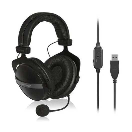 Behringer HLC660U Dahili Mikrofonlu USB Stereo Kulaklık