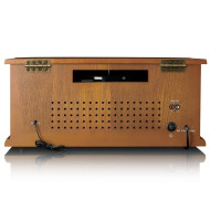 Lenco TCD-2571WD Ahşap Retro Bluetooth USB DAP FM Radyo CD Kaset Özellikli Pikap Plak Çalar
