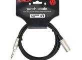 Kirlin MP-483PR-3M-BK 3 Metre XLR-TRS Stereo Kablo