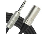 Kirlin MP-483PR-3M-BK 3 Metre XLR-TRS Stereo Kablo