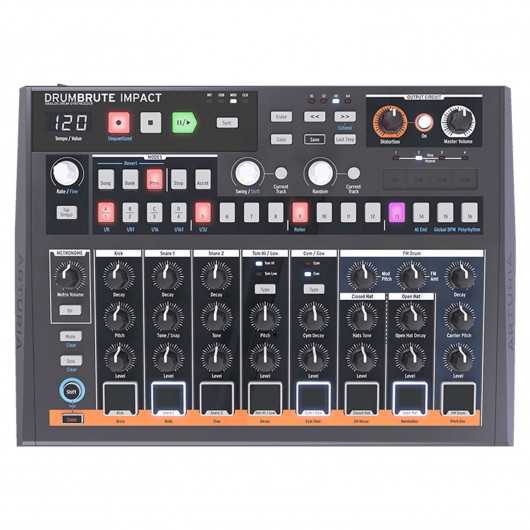 Arturia DrumBrute Impact Analog Drum Machine