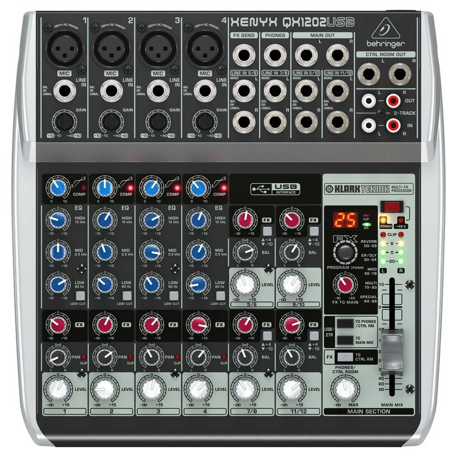 Behringer Xenyx QX1202 USB Mixer