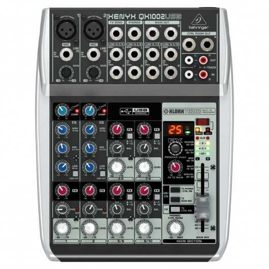 Behringer Xenyx QX1002 USB Mixer