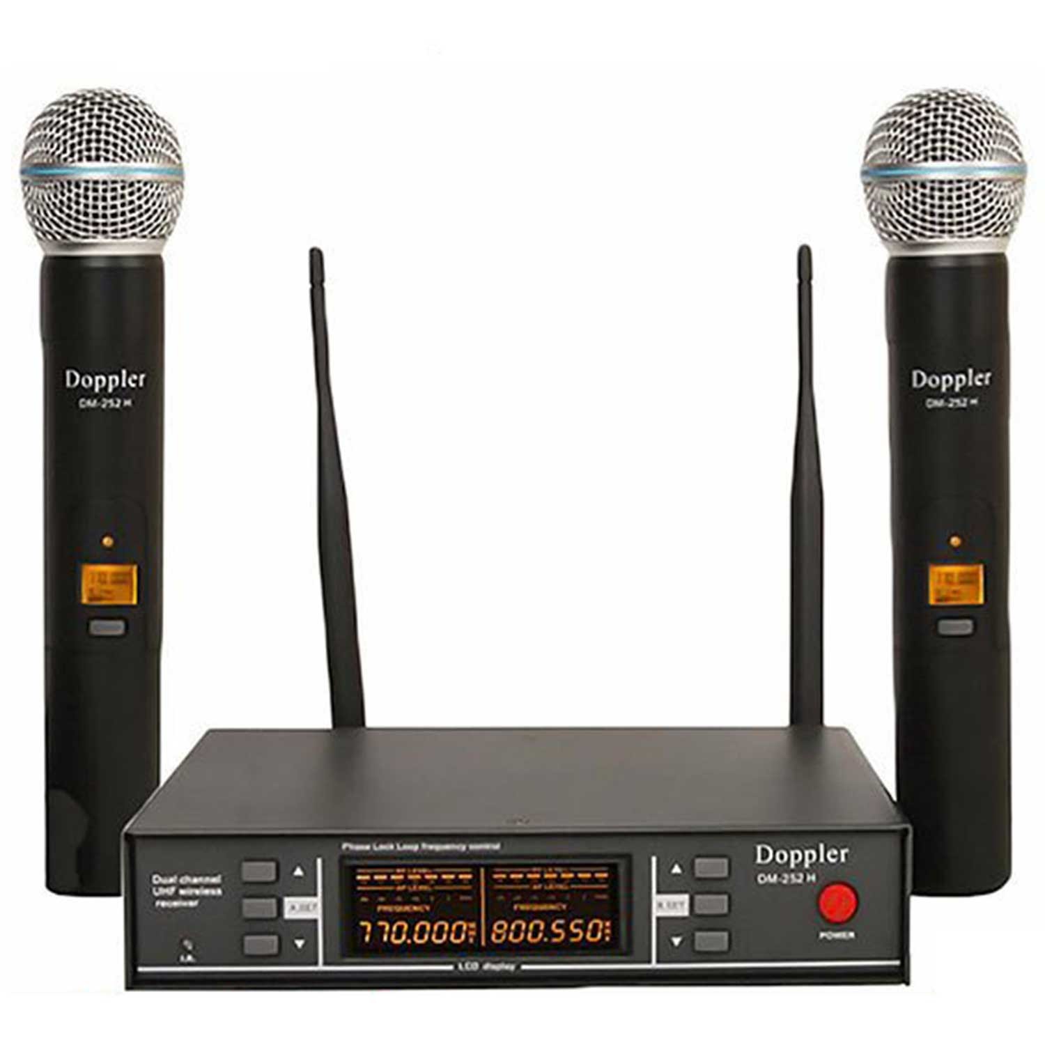 Doppler DM252H Çift El Telsiz Mikrofon