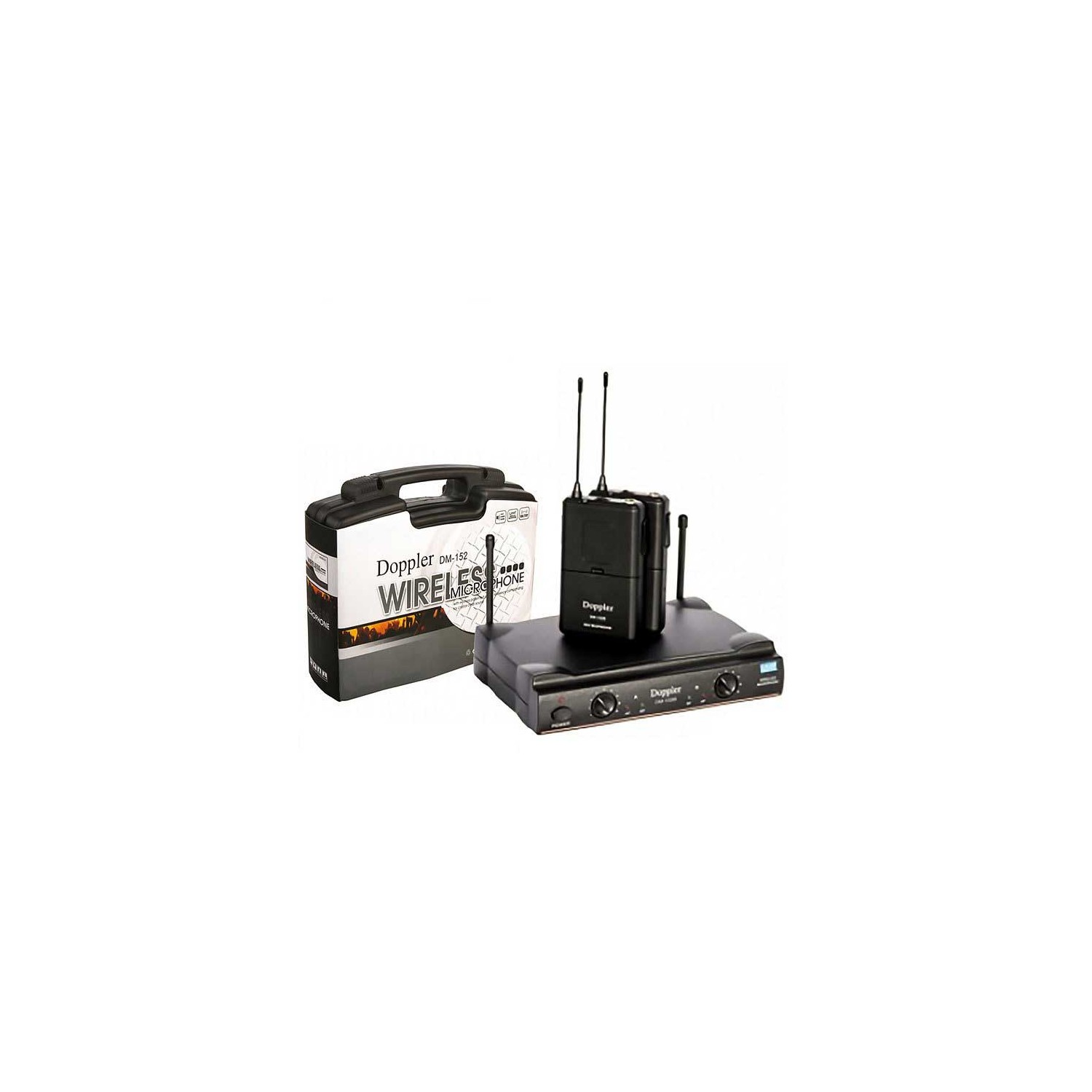 Doppler DM-152B Çift Yaka Telsiz Mikrofon