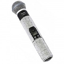 Doppler DM-500 Gümüş Taşlı El Telsiz Mikrofonu