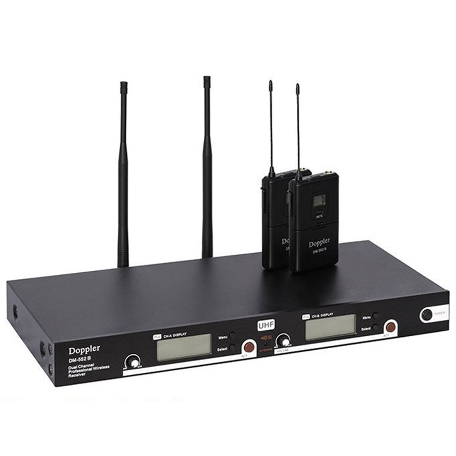 Doppler DM552B Çift Yaka Telsiz Mikrofon