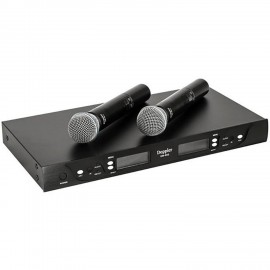 Doppler DM602H Çift El Telsiz Mikrofon