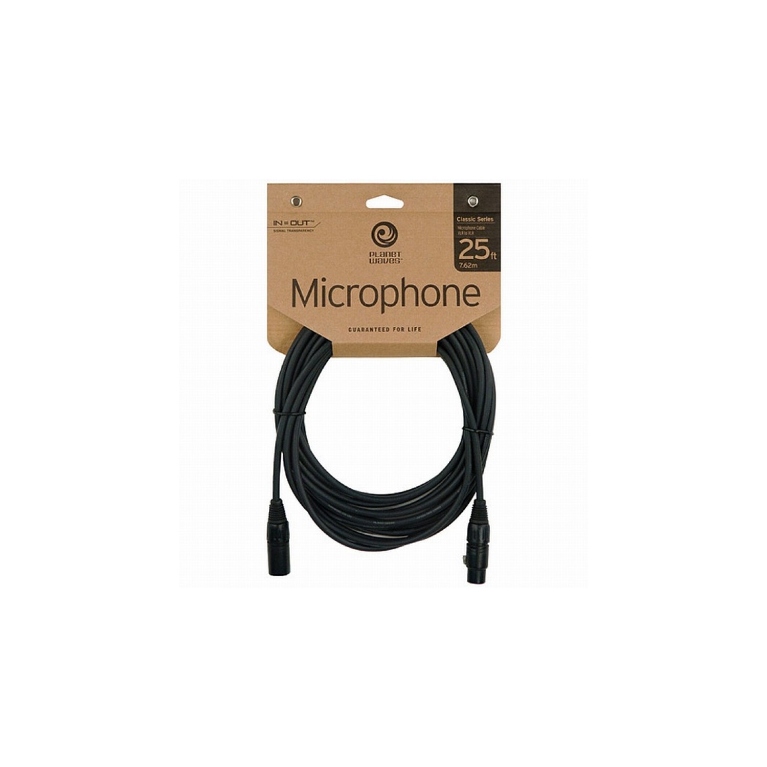 Planetwaves xlr dişi xlr erkek 25 inch 7.62 cm Mikrofon Kablosu PWCMIC25