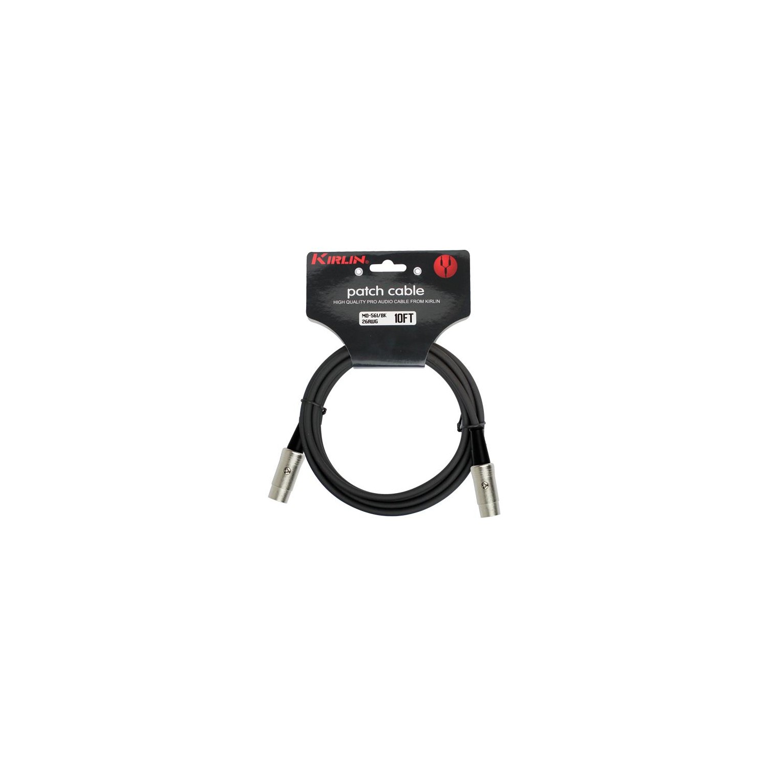 Kirlin MD-561/BK 3 Metre Midi'den Midi'ye 5 Pin Kablo