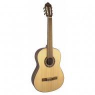 Valencia VC304 Klasik Gitar Tam Boy Naturel mat renk sıtka ağacı kapak 4/4