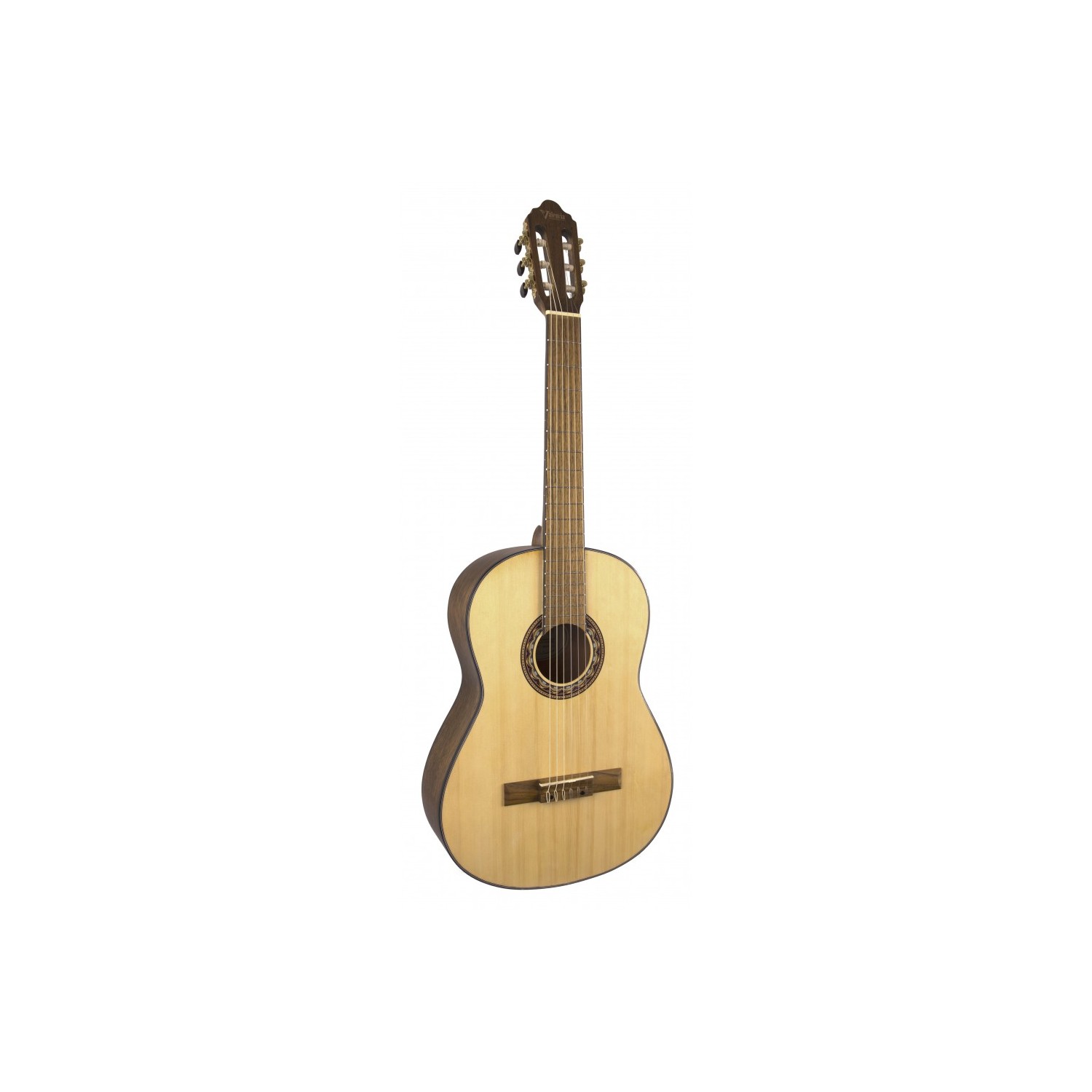 Valencia VC304 Klasik Gitar Tam Boy Naturel mat renk sıtka ağacı kapak 4/4