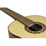 Valencia VC304 Klasik Gitar Tam Boy Naturel mat renk sıtka ağacı kapak 4/4