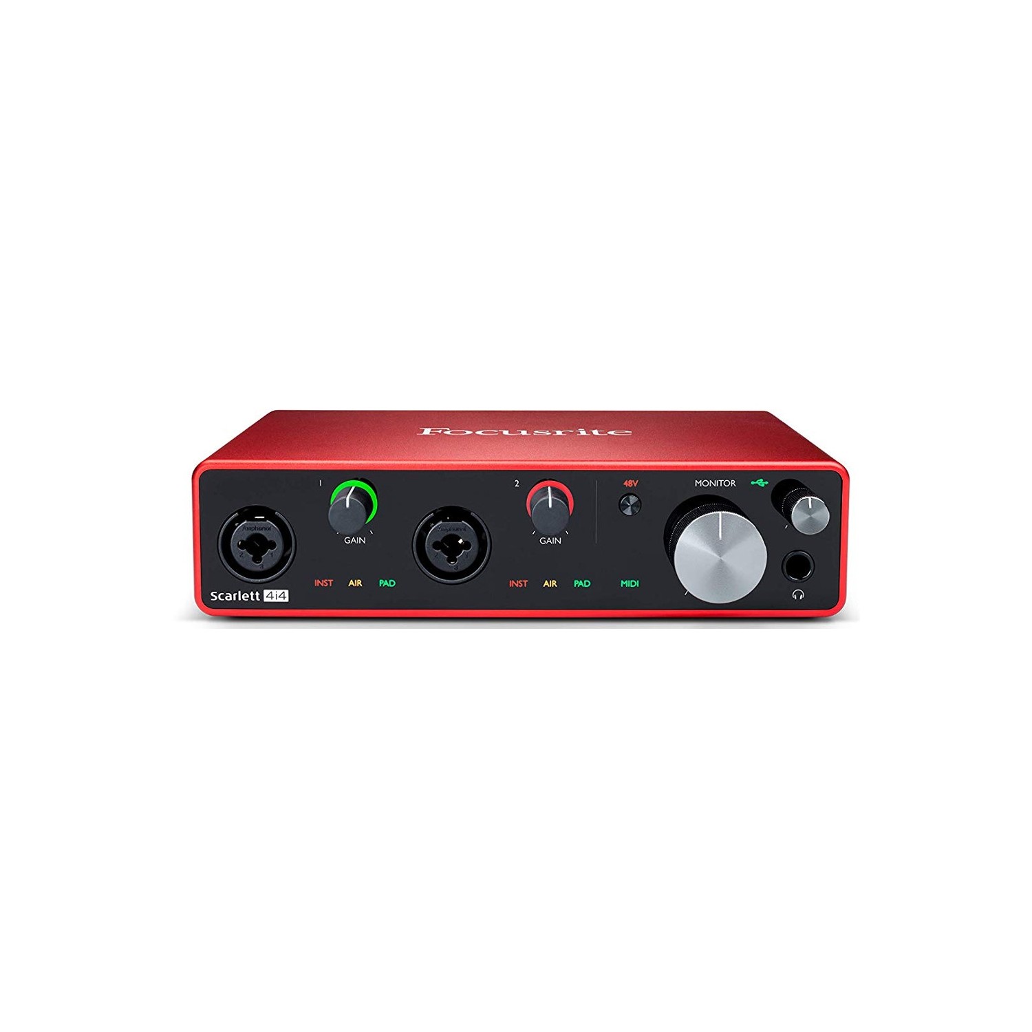 Focusrite Scarlett 4i4 Gen3 USB Ses Kartı 4 Giriş-4 Çıkışlı USB Ses Kartı