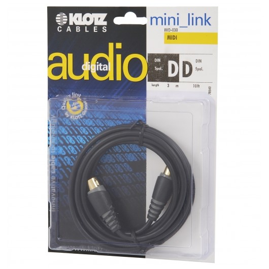 Klotz MID-030 MIDI Kablo 3 METRE