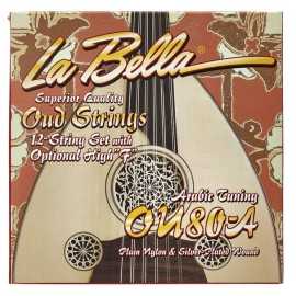 La Bella OU80A Arabic Tuning 12 Tel Takım Set