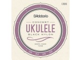 Daddario EJ53C Ukulele Takım Tel Concert Black Nylon