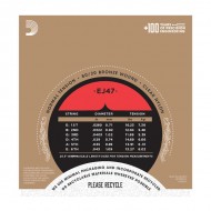 D'Addario EJ47 80/20 Bronze Pro-Arté Nylon, Normal Tension Takım Tel - Klasik Gitar Teli