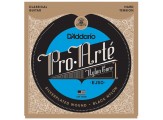 D'Addario EJ50 Pro-Arté Black Nylon, Hard Tension Takım Tel - Klasik Gitar Teli