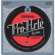 D'Addario EJ45FF Pro-Arté Carbon, Dynacore Basses, Normal Tension Takım Tel - Klasik Gitar Teli