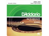 D'Addario EZ890 Takım Tel - Akustik Gitar Teli 009-045