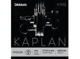 D'Addario KV310 4/4M Kaplan Vivo Series Violin String Set KV313 - D (Re) Medium Tek Tel - Keman Teli