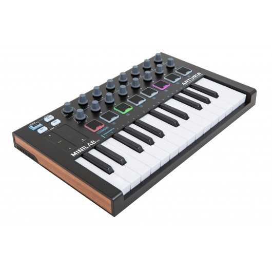 ARTURIA MiniLab MK II Black Edition Software Synth -25 tuş Hardware Controller MK II - Siyah