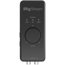 IK Multimedia iRig Stream iPhone, iPad ve Mac/PC için Canlı Yayın Ses Kartı