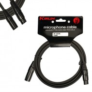 Kirlin MP-470 BK 3 Metre XLR M-XLR F Kablo