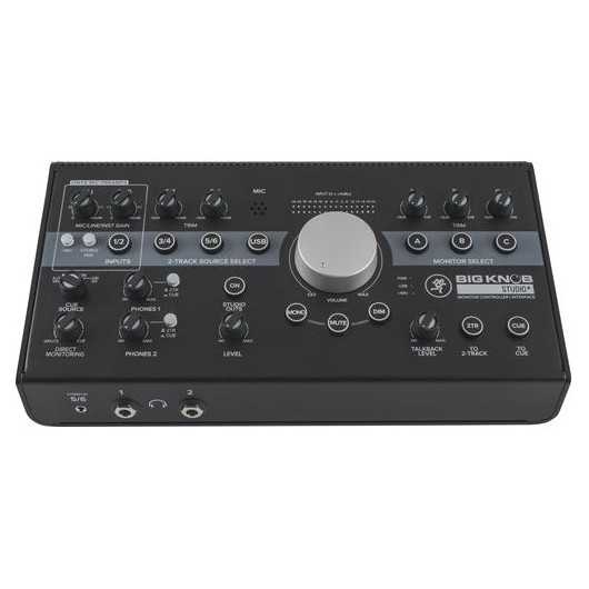 Mackie Big Knob Studio+ 4 Giriş 3 Çıkış Ses Kartı ve Monitör Kontrol Ünitesi