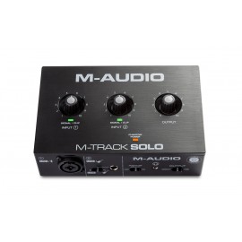 M-AUDIO M-Track Solo 2 Kanal, 48 khz, 1 Mikrofon giriş, Enstrüman girişli ses kartı