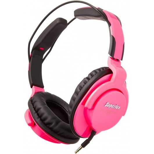 Superlux HD 661 Beyaz Referans Studio Kulaklığı pembe