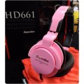 Superlux HD 661 Beyaz Referans Studio Kulaklığı pembe