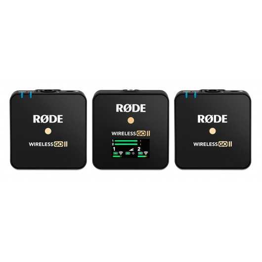 Rode Wireless GO II İki Kanal Kompakt Telsiz Mikrofon Sistemi + Kayıt