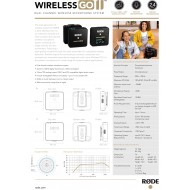 Rode Wireless GO II İki Kanal Kompakt Telsiz Mikrofon Sistemi + Kayıt