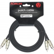 Kirlin AP-401PR-BK - 3 Metre RCA Ses Kablosu