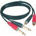 Klotz AT-CJ-0600 Sinyal Kablosu 2 adet RCA- 2 Adet Çivi Jak