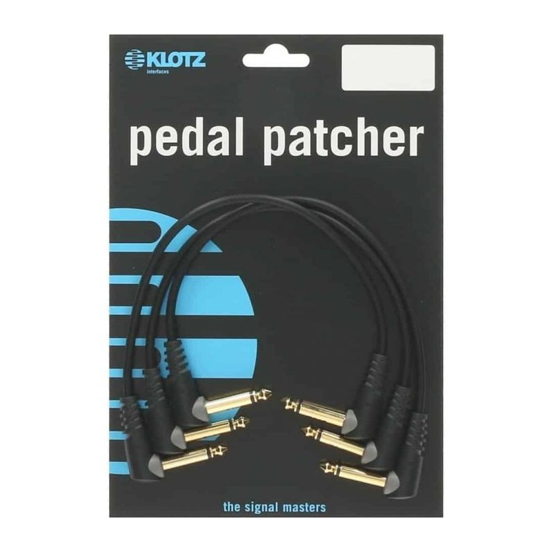 Klotz Kablo Pedallar İçin Ara Kablosu PP-AJJ0090 (Üç Adet) 90 cm Boy