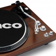 Lenco L-92 WA Retro Koyu Kahverengi USBli MP3e Kayıt Özellikli Audio Technica iğneli Plak Çalar