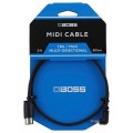 BOSS BMIDI-2-35 / MIDI 5-Pin-Trs Kablo(2ft)